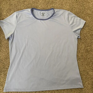 Patagonia Shirt Womens L Blue‎ Capilene Cool Daily Short Sleeve Lightweight